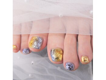 ディアデイズネイル(dear days nail)/ガラス縦グラデ