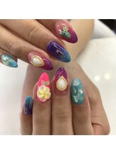 ネイルサロン キュア(Cure)/プルメリアネイル