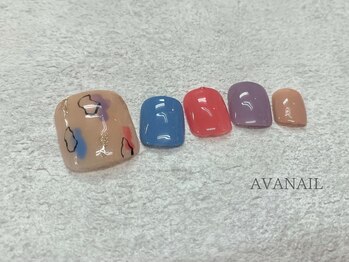 アバネイル 藤が丘(AVA NAIL)/【POPニュアンスネイル】