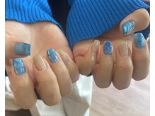 オテモネイル(otemo.nail)/夏のブルーネイル