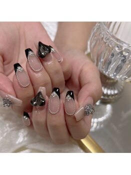 ラビィ 新宿店(Raviy)/ガーリーフレンチネイル