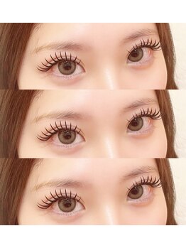 カーム(calm)の写真/濃さ/長さ/量を求める方に☆ボリュームUPでも大人上品な仕上がりに♪オフ込みフラットラッシュ140本¥6000!!