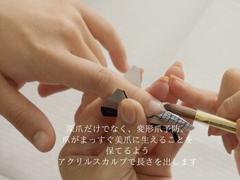 メイシンネイル(Meixingnail)/スカルプ長さ出し工程