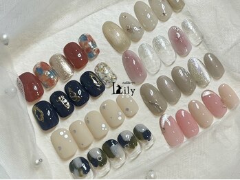 ネイルアンドアイ リリー 住道店(Lily)の写真/美爪☆オフィスデザインご新規様¥5500～！イベントデザイン登場♪パラジェル変更+¥550で可