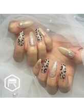 レディスペネイル ノウラ 名駅店(Redispe nail NouRa)/レオパードネイル
