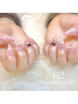 アイラッシュサロンアールツー(eyelash salon R2)/リボン　ワンホン　チーク　韓国