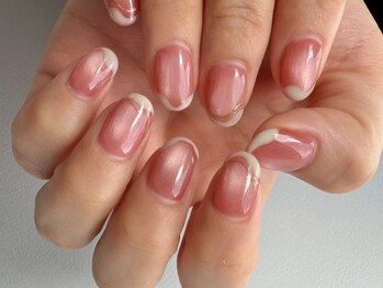 リーフ 海田店(LEAF)/ゆるふわマグニュアンスネイル