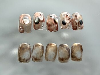 ドロウラピリィ トカ(DLAW Lapilie/toka)の写真/ショ-トネイルに込める究極の美。ショ-トだからできるデザイン【定額シンプルアート￥7,425】[渋谷/表参道]