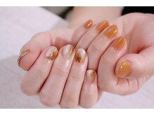 ラルネイル 大宮(Lull. nail)/＊カフェラテ＊アシンメトリー＊