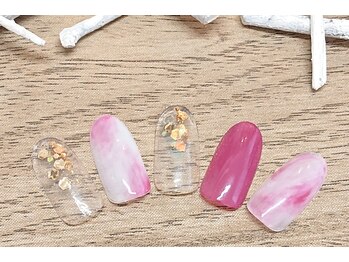 ネイルプラータ(Nail Plata)/ガーリータイダイネイル【6980】