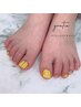 リピーター様価格【nail】フット オフ+持ち込みアートコース¥7400