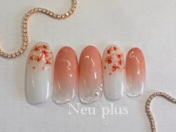 定額￥6300　押し花ネイル