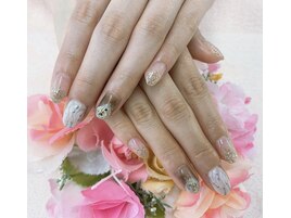 【豊田】キラキラ秋ネイル