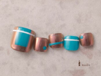 アイネイルズ 横浜EAST店(I-nails)/ミラーメタリックフット