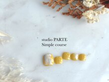 スタジオパルテ ネイルアイラッシュ(studio PARTE)/定額フット　シンプルコース