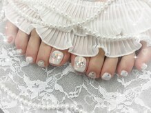 ネイルアンドまつげエクステ リッチエイト 原宿店(Rich8)/定額フット☆オーロラネイル