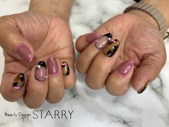 スターリー(STARRY)/べっ甲　囲み　大人　立体