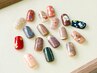 【 平日来店限定 】ポイントアート付ワンカラー¥5000【初回オフ無料】