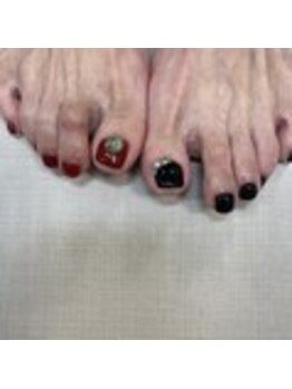 ダークカラーで大人フット*♪