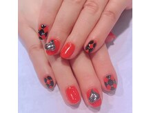 アートネイル アルファ(Art Nail ALUFA)/オレンジ×ブラック