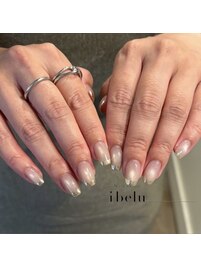 ミラーフレンチネイル