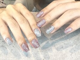 ラメワンカラー