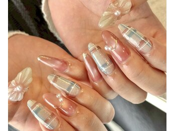 リアンスネイルヴィヴィッド 倉敷店(LianS nail ViViD)の写真/【当日予約◎】季節感満載のトレンドアートが魅力◎「見るArt・身にまとうArt」をお楽しみください♪