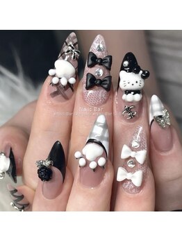 ネイルズバー 渋谷(Nails Bar)の写真/【ストーン・パーツの種類豊富】盛りたいならつけ放題クーポンがオススメ！思いっきりネイルを楽しんで♪