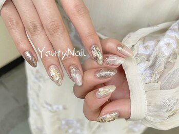 ユーティーネイル(Youty Nail)/大人グレージュニュアンス