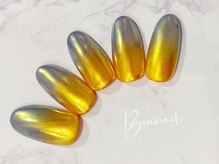 ボネール(nail ＆ eyelash Bounail)/ミラー　ワンカラー　ハロウィン