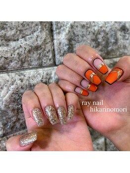 レイネイル レイアイ 光の森店(RAY NAIL ray eye)/デザインネイル