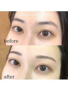 モナ(MoNa)/まつ毛パーマ+美眉WAX脱毛