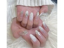 チェリッシュ アンド ジェニ(CHERISH＆JENNI)/キルティング×白グラ×ラメグラ