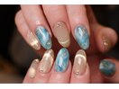 アクアマリンネイル