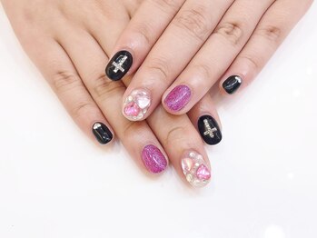 ネイルコレクション ベビーピンク(Baby Pink)/ジェル：フリーアート♪地雷