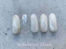 サロンストロベリームーン(Salon Strawberry Moon)/ニュアンスネイル　￥7980