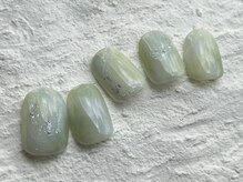 アイネイルズ 池袋店(I-nails)/モスグリーンニュアンス