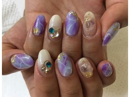 天然石ネイル☆