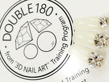 DOUBLE180 from "3D NAIL ART" training Program ♪