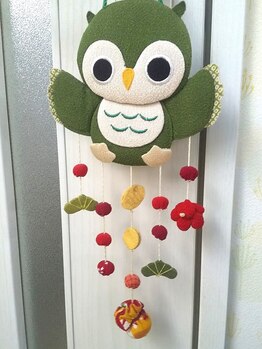 蒼(そら)/ふくろうの飾りびな