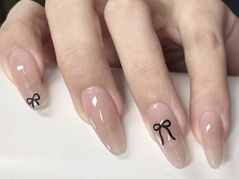 ウサギネイル 新大久保店(usagi nail)/リボンネイ
