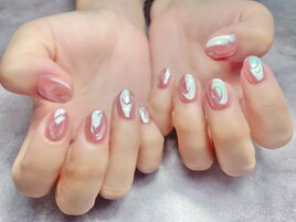 オーロラぷっくりネイル【LIHI】