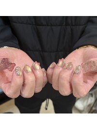 ちゅるちゅるガーリーnail