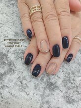 プライベート ネイルサロン マーマ(murmur)/ネイビーネイル