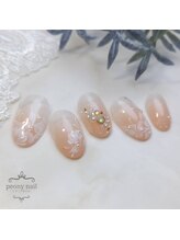 ピオニーネイル(peony nail)/グラデーションフラワー