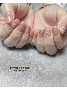 プライベート ネイルサロン マーマ(murmur)/桜ネイル