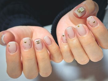 ネイルサロン デンティ(Dentty)/華奢でおしゃれ☆キラキラネイル