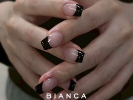 シンプルフレンチネイル¥6100～