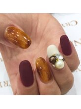 クリスタルネイル ボンベルタ橘店(CRYSTAL NAIL)/べっ甲ネイル