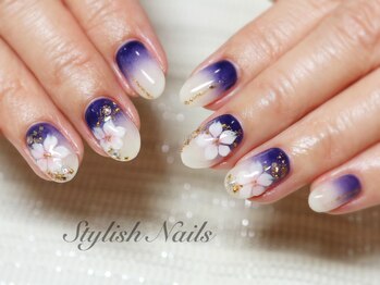 スタイリッシュネイルズ(Stylish Nails)/和な桜のネイル